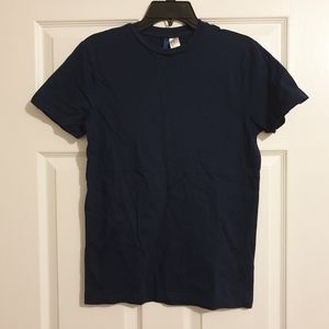 NWOT H&M navy blue t-shirt 👕, sz XS